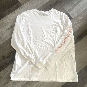 3XL, White Vineyard vines long sleeve TShirt